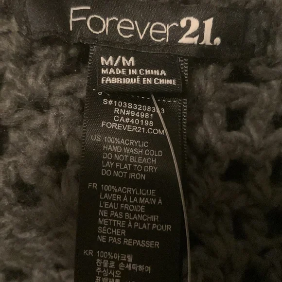 FOREVER 21 NEW Fly Away Crochet Cardigan - Picture 8 of 8